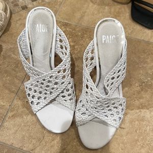 Paige Noel Woven Leather Shoes size 7